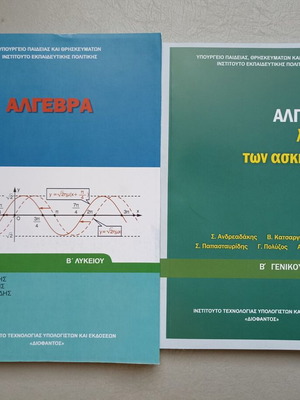 Algebra B' Lyceum and Exercise Solutions 2021 new
