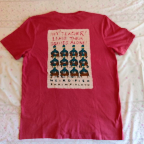 Hey Teacher Artist T-Shirt new, size M, light red