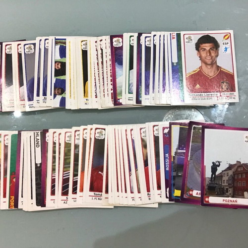 Panini Euro 2012 Stickers new, 93 different