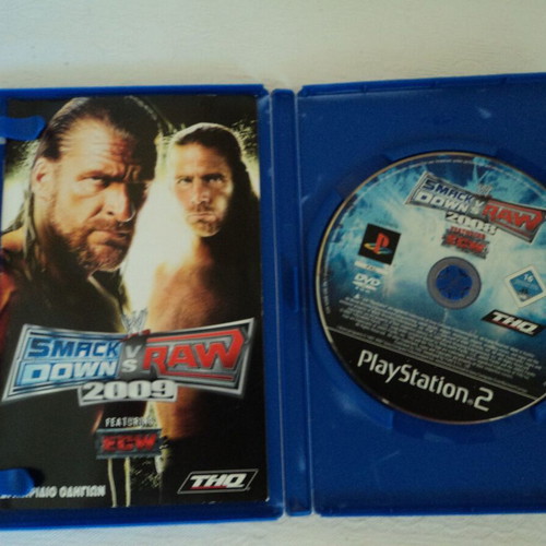 PS2 SmackDown vs Raw 2009 featuring ECW game used