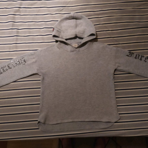 Zara girls' sweatshirt No 7, grey, 122 cm