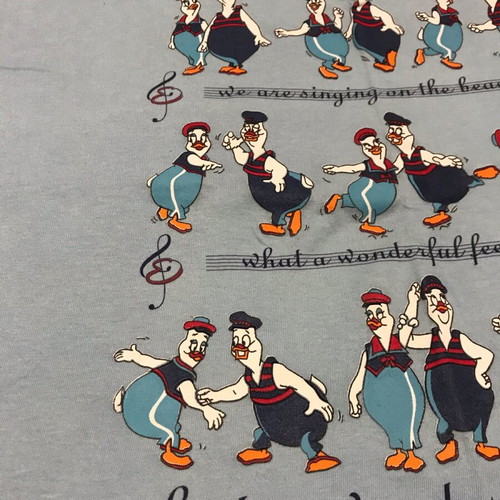 Emmanuel Schvili Disney Donald Daisy Duck T-Shirt Italy Size M