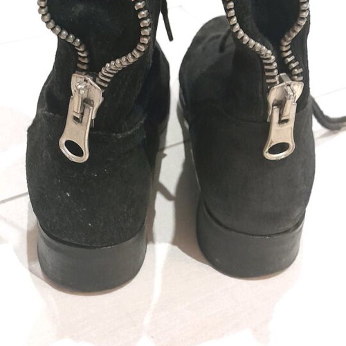 Castor boots used, black, size 39