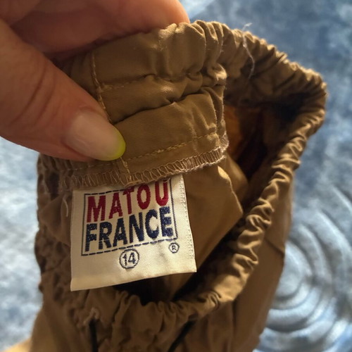 Matou France pants like new, beige, size 158 cm, age 14
