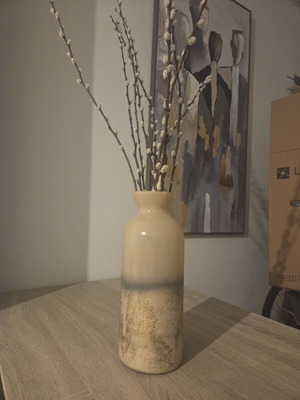 Vase used, height 36 cm