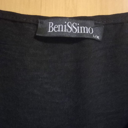 Benissimo crop top black L/XL like new