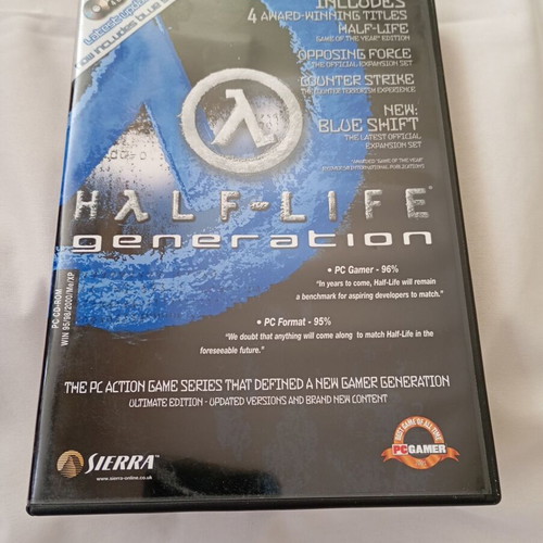 Half-Life Generation PC Collection used, 4-CD set