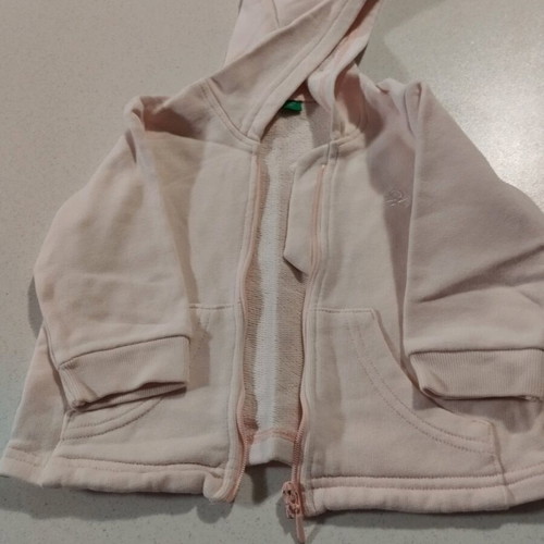 Benetton pink baby jacket like new for 9 months