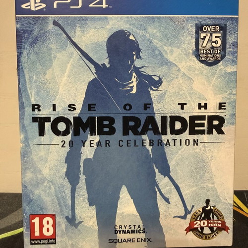 Rise of the Tomb Raider 20 Year Celebration PS4 game like new