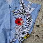 Summer cotton one-piece shorts Zara size S-M like new