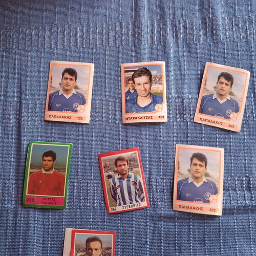 Football stickers Karouzel 1993, like new