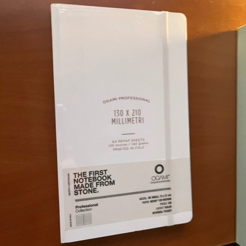 Ogami Professional Notebook A5 new, 13x21 cm, stone paper