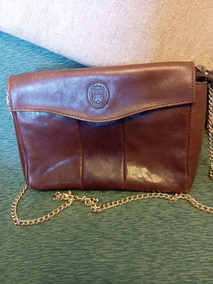Leather shoulder bag KEM vintage used