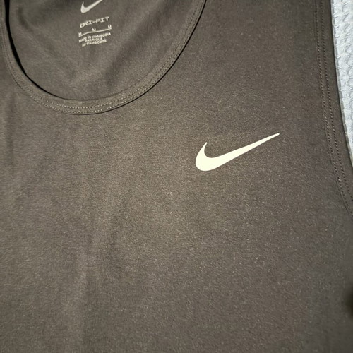 Nike Black Sports Shirt with Dri-FIT Technology and Reflective Logo