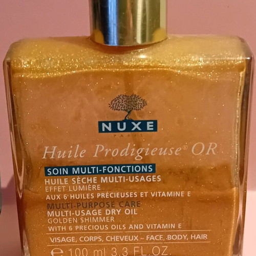 Nuxe Huile Prodigieux Or dry oil used for face-body-hair 100ml