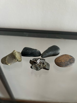 Faux silver ring new, unworn