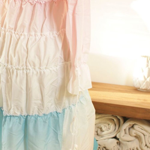 Beachwear boho ombré pastel dress new, lightweight and flowing