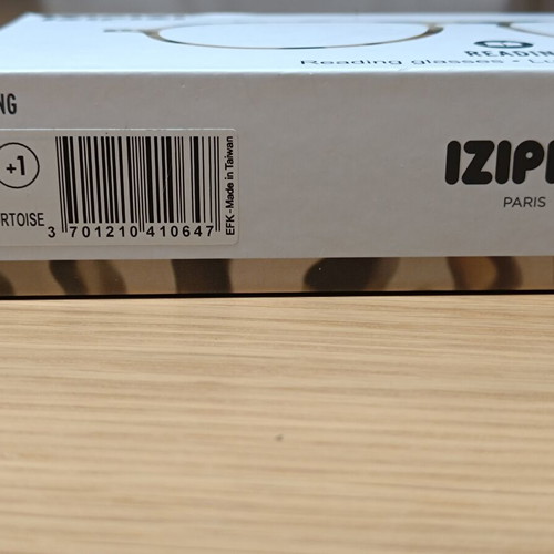 Izipizi #K Light Tortoise Reading Glasses +1.00 Like New