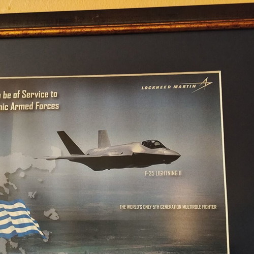 Lockheed Martin commemorative framed poster new