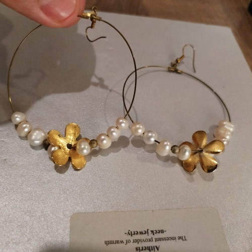 Impressive earrings like new