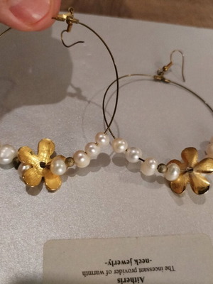 Impressive earrings like new