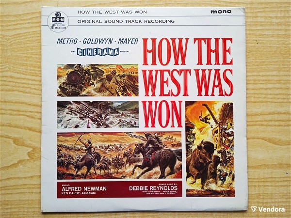  SOUNDTRACK - How The West Was Won (1962) diskos viniliou Western music