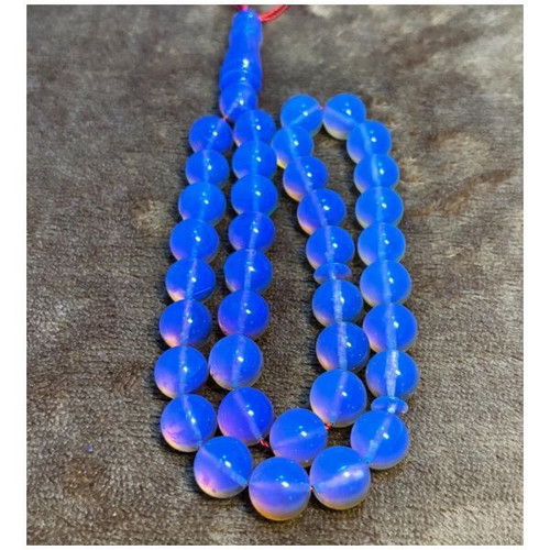 Komboloi genuine Indonesian Blue Amber new, rare quality
