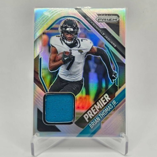 Panini Prizm Football Brian Thomas Silver Prizm Patch like new