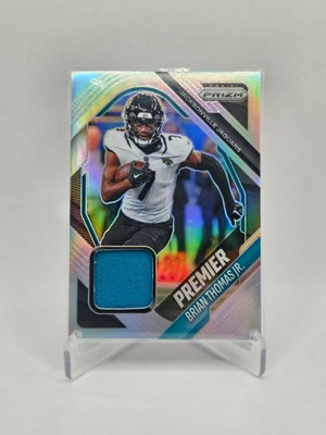 Panini Prizm Football Brian Thomas Silver Prizm Patch σαν καινούργιο