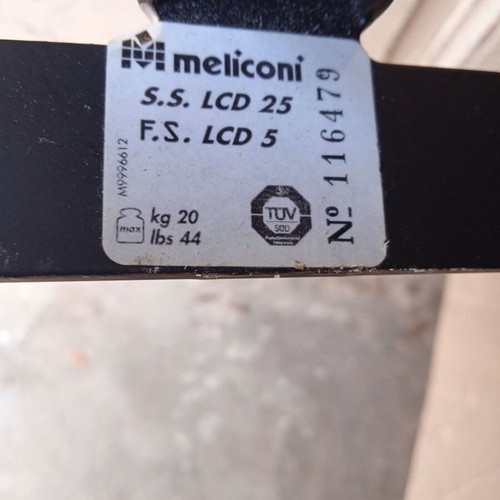 Meliconi wall TV mount used, max weight 20 kg