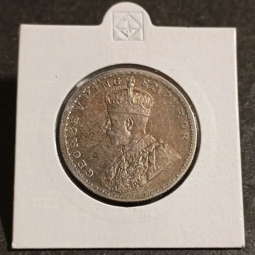 1 Rupee 1919 silver British India coin like new