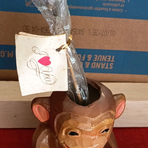 Porcelain tabletop monkey decorative new