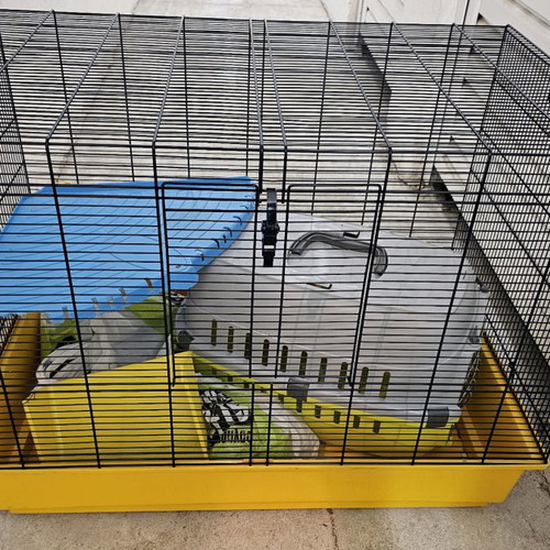 Cage for chinchillas, rabbits and hamsters used