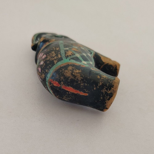 Ceramic decorative small elephant used with wear
