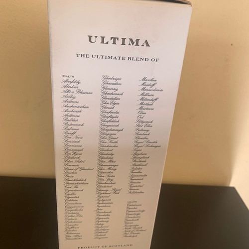 Ultima 128 Malts blended whisky new, rare collectible