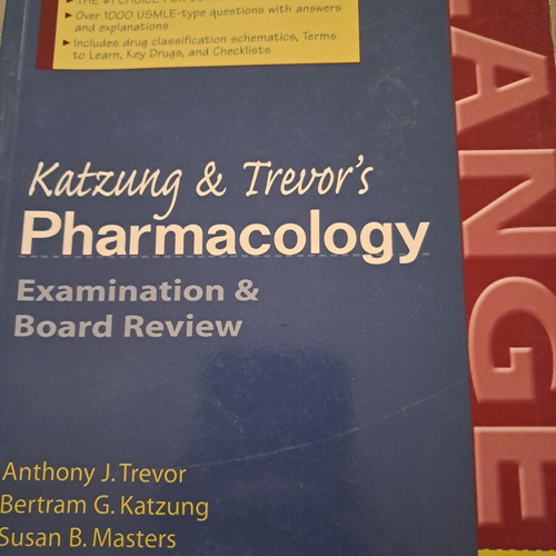 Katzung & Trevor's Pharmacology book used, English