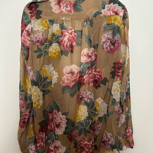 Zara floral cotton shirt like new