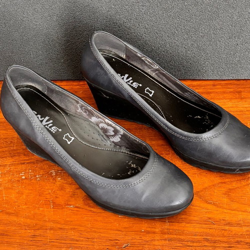 Envie Shoes leather pumps used, size 40, gray