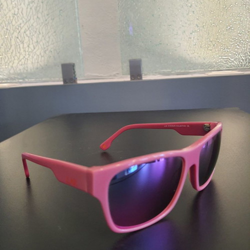 Lak women's sunglasses new, purple frame with purple mirror