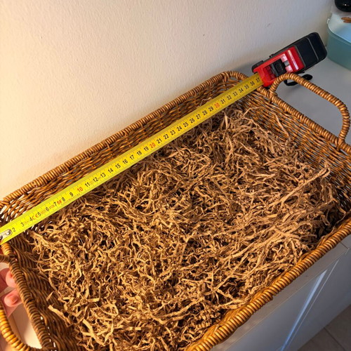Decorative wicker basket like new