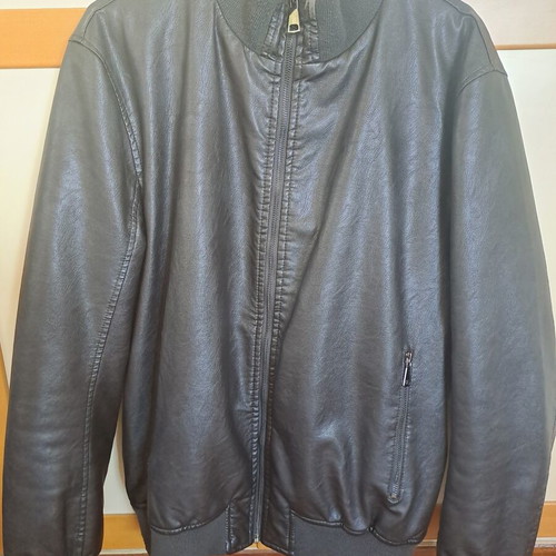 Leather jacket Vintage Industries XXL like new, dark brown