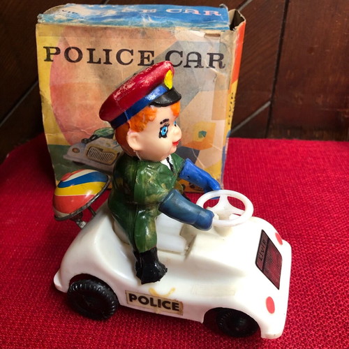 Elvip Police Car wind-up toy used