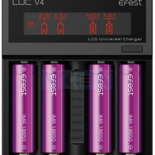 Efest LUC V4 charger new with 4 independent charging channels