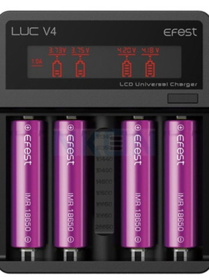 Efest LUC V4 charger new with 4 independent charging channels