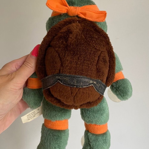 Teenage Mutant Ninja Turtles Michelangelo plush toy 1989 used