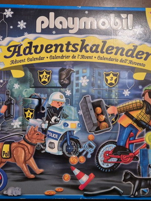 Playmobil Police Advent Calendar code 4157 like new, complete set