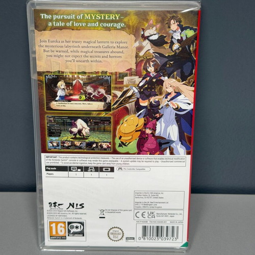Labyrinth of Galleria The Moon Society Nintendo Switch new