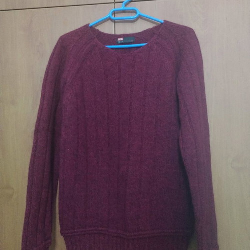 Diesel wool long-sleeve sweater like new, red, size S