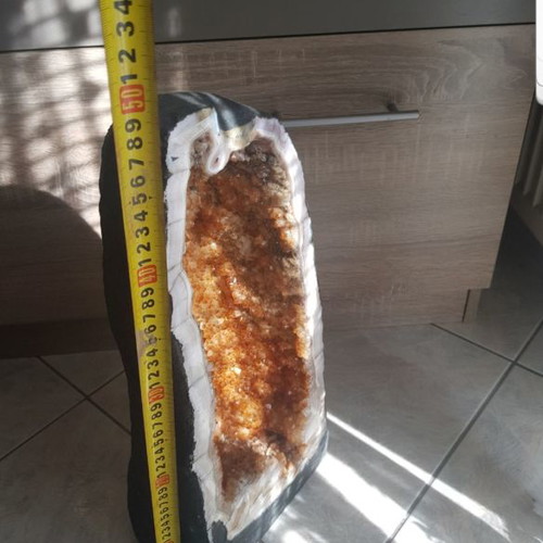 Citrine geode used