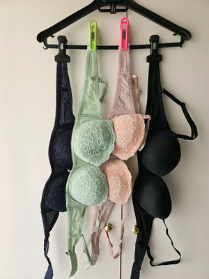Bras used, size 34, pack of 4